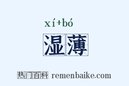 湿薄是什么意思的图片